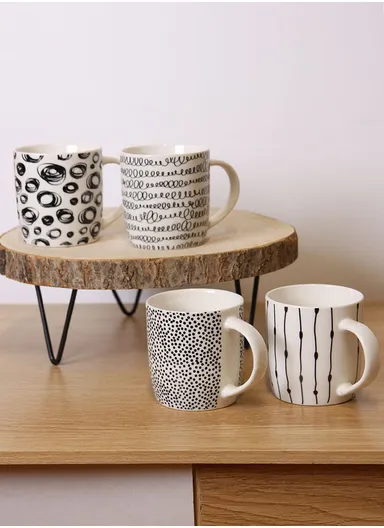 310ml Ceramic Mug, Dishwasher &amp; Microwave Safe Mug SDM074-3971 - Style 4