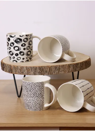 310ml Ceramic Mug, Dishwasher &amp; Microwave Safe Mug SDM074-3971 - Style 4