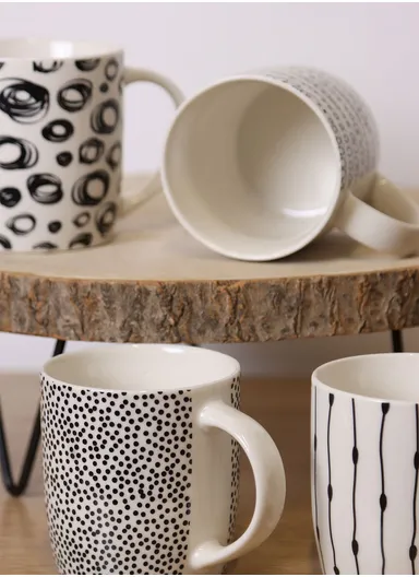 310ml Ceramic Mug, Dishwasher &amp; Microwave Safe Mug SDM074-3971 - Style 4