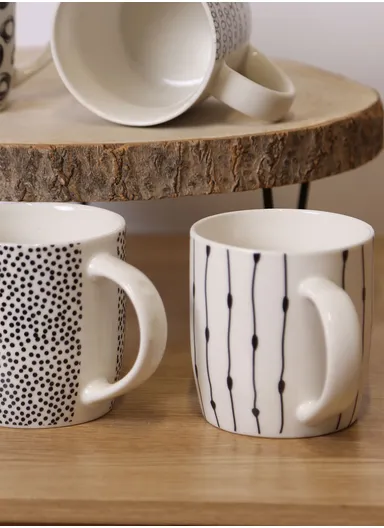 310ml Ceramic Mug, Dishwasher &amp; Microwave Safe Mug SDM074-3971 - Style 4