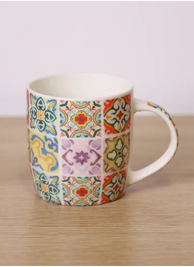310ml Patern Design Ceramic Mug, Dishwasher &amp; Microwave Safe Mug SDM020-3327 - Style 1
