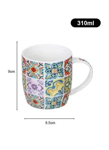 310ml Patern Design Ceramic Mug, Dishwasher &amp; Microwave Safe Mug SDM020-3327 - Style 1