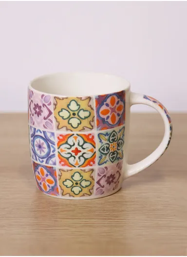 310ml Patern Design Ceramic Mug, Dishwasher &amp; Microwave Safe Mug SDM020-3327 - Style 4