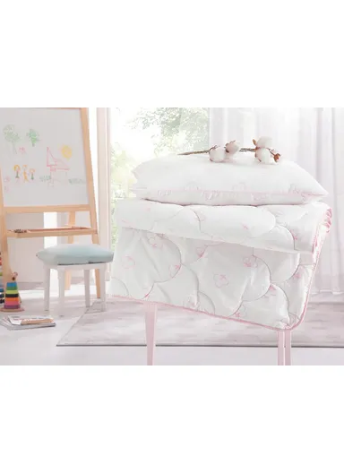 Dreamer Cotton Baby Quilt 95 x 145 cm ( 300 gr/m2 ) - Pink