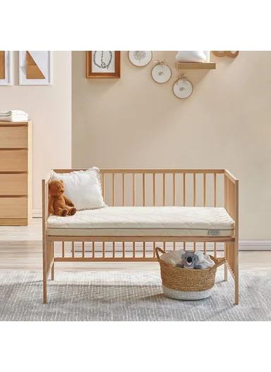 Cottonia Baby Spring Mattress (W70 x L120 x H10) cm  - Cream