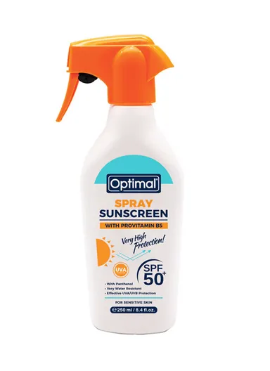 250ml SPF 50+ Sunscreen Spray, Broad Spectrum Protection, Water-Resistant, with Provitamin B5 for Face &amp; Body