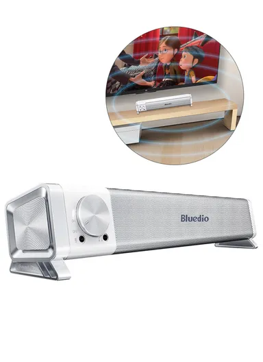 Bluetooth 5.0 Soundbar with 7.1 Virtual Surround Sound, Powerful Home Theater Speaker for TV, Gaming &amp; Music  LS 