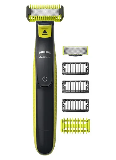 5-in-1 Waterproof Beard Trimmer with Adjustable Combs, Skin Guard, and USB Charging – QP2824/10