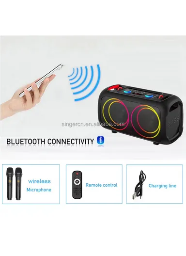 25W Wireless Speaker DSP Chip Karaoke Speakers Bluetooth With MIC ZQS-L17