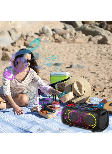 25W Wireless Speaker DSP Chip Karaoke Speakers Bluetooth With MIC ZQS-L17