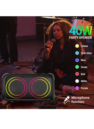 25W Wireless Speaker DSP Chip Karaoke Speakers Bluetooth With MIC ZQS-L17