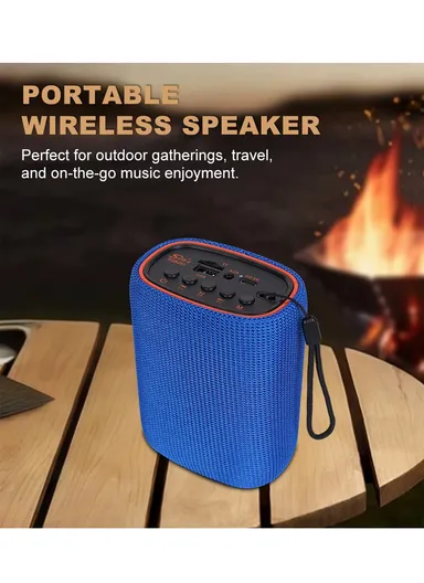 Portable Mini Bluetooth Speakers ZQS-201 - Blue