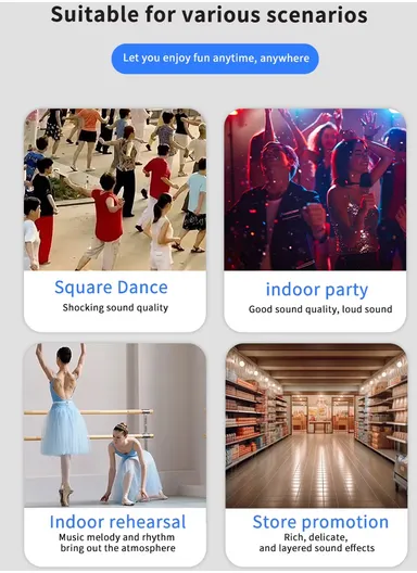 2 in 1 Portable Speaker Wireless Dual Speakers RGB Led Light Bluetooth With RGB Effect ZQS-824 - Green