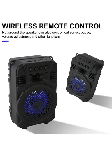 4"Mini Bluetooth Portable Wireless Speaker With Microphone ZQS-1431