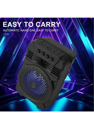 4"Mini Bluetooth Portable Wireless Speaker With Microphone ZQS-1431