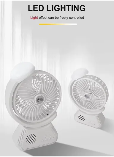 Multifunctional Rechargeable Desk Fan with Wireless Speaker ZQS-F803
