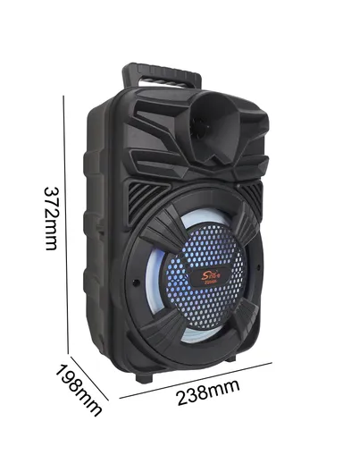 1800mAh DJ Speaker Subwoofer Wireless BT Sound BOX Party Speaker ZQS-805