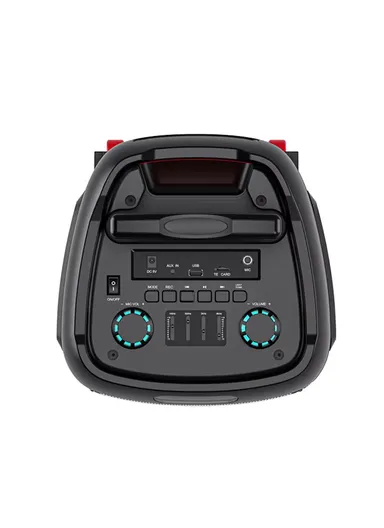 Dual 8" DJ Sound Bass Sound Wireless Speaker Karaoke Machine with LED Light Music System Support Trolley Speaker ZQS8232 