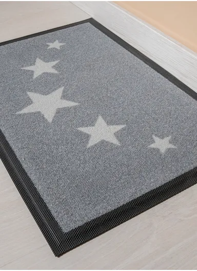 Stars Printed Door Mat 40 x 60 cm - Multicolor