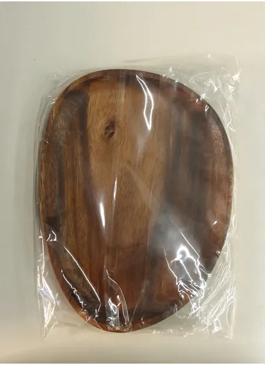 Oval Style Wooden Tray Plate Home Decoration for Jewelry, Earring, Necklace, Dessert, Fruit YD-8819