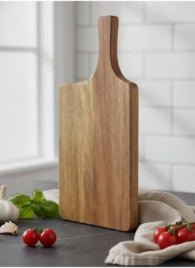 Wooden Cutting Board For Chopping (L37 x W17 x H2)cm