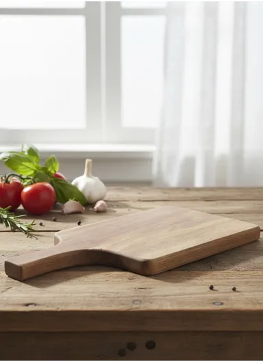 Wooden Cutting Board For Chopping (L37 x W17 x H2)cm