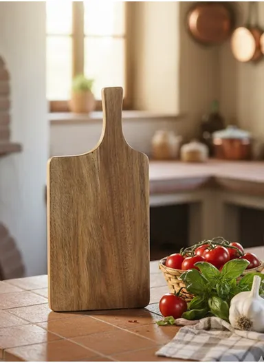 Wooden Cutting Board For Chopping (L37 x W17 x H2)cm