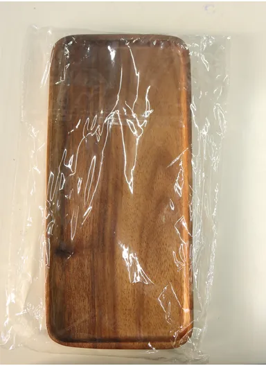 Acacia Wooden Rectangular Tray For Serving Snacks, Coffee &amp; Breakfast (L32 x W15 x T2)cm