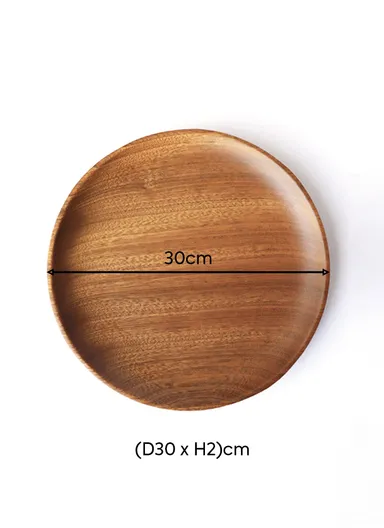 Anti-slip Food Tray For Home, Cafeteria, Restaurants, Delis, Bakeries, Crafts &amp; Organizations (D30 x H2)cm