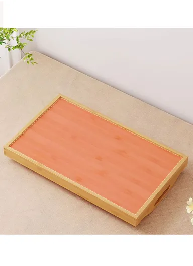 Wooden Serving Tray – Non-Slip, Sturdy &amp; Drop-Resistant (L30 x W20)cm