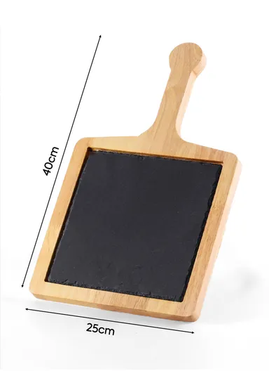 Creative Wooden Vertical Shabu-Shabu Hand-Cut Meat Plate Special Character Hot Pot Restaurant for Meat, Appetizers, Snacks HS-7018A