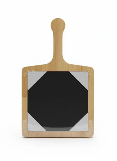 Creative Wooden Vertical Shabu-Shabu Hand-Cut Meat Plate Special Character Hot Pot Restaurant for Meat, Appetizers, Snacks HS-7018A