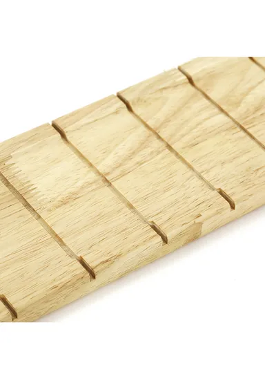 Eco-Friendly French Bread Cutting Board, Rubber Wood Serving Tray Plate for Bread Pizza Cheese Board Chopping Block HS-3012 (L50 x W11)cm