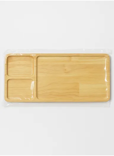 Oak Wood Serving Platter Natural Grain, Durable &amp; Stylish HS-4001 (L60 x W23)cm