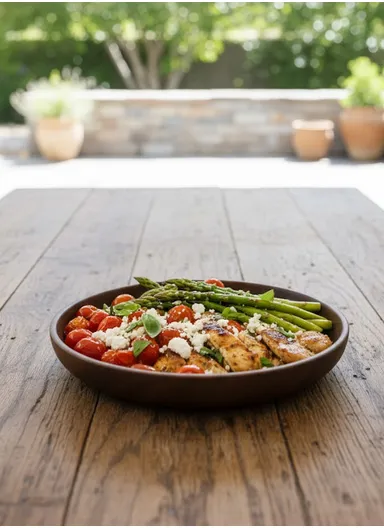 Anti-slip Acacia Wood Food Plate For Home, Cafeteria, Restaurants, Delis &amp; Bakeries (D30 x H4.5)cm