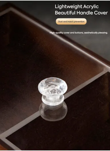 Bamboo Snack Serving Tray with Acrylic Lid, Divided Candy, Nut &amp; Dried Fruit Organizer – 6 Bowls