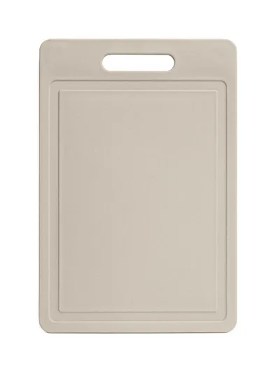 Multi-Function BPA-Free PP Cutting Board – 8mm Thick, Reversible Chopping Board for Fruits, Vegetables &amp; Meat, Anti-Cross Contamination Design - Greige