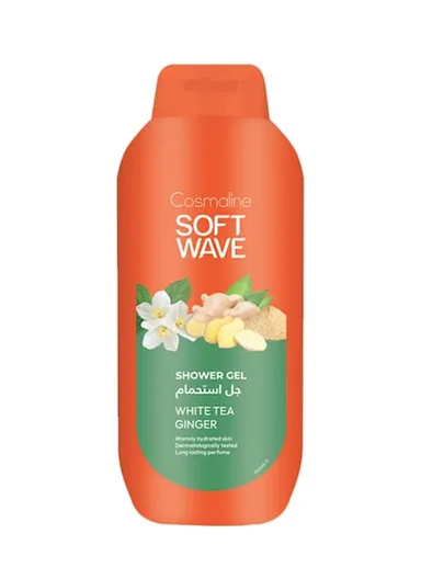 650ml Softwave Shower Gel, Gentle &amp; Nourishing for Smooth, Hydrated Skin, Tea Ginger Scented