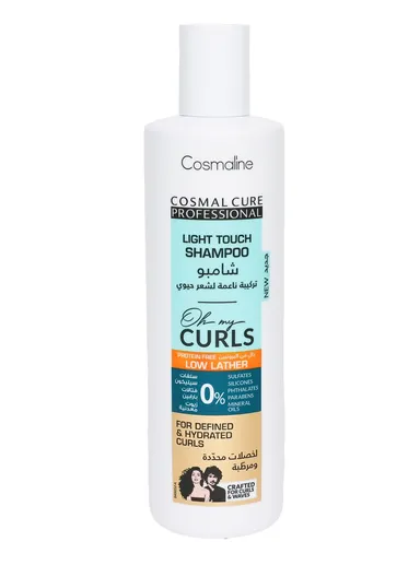 500ml Oh My Curls Light Touch Shampoo for Women, Gentle Cleanse &amp; Lightweight Curl Hydration