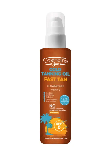 190ml Nourishing &amp; Hydrating Sun Tanning Oil, Sensitive Skin Friendly, Water-Resistant