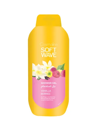 650ml Softwave Shower Gel, Gentle &amp; Nourishing for Smooth, Hydrated Skin, Vanilla Berries Scented