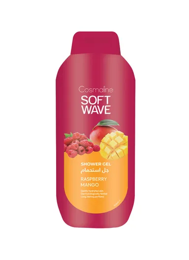 650ml Softwave Shower Gel, Gentle &amp; Nourishing for Smooth, Hydrated Skin, Raspberry Mango Scented