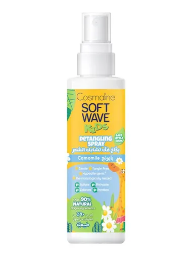 125ml Kids Leave-In Detangling Spray, Camomille Scented, Gentle &amp; Natural Care for Smooth, Shiny Hair