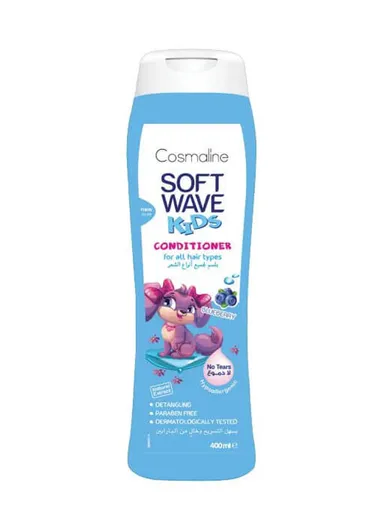 400ml Gentle Kids’ Conditioner, Softens, Detangles &amp; Sweet Blueberry Scent