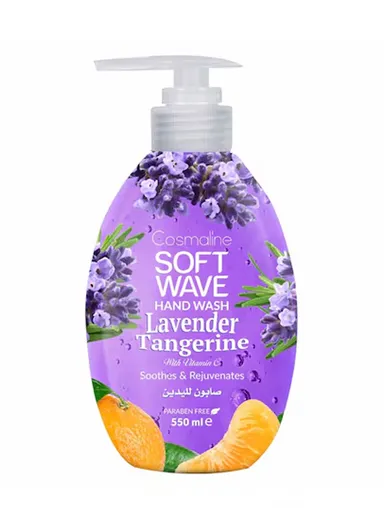 Soft Wave Hand Wash Liquid Soap 500ml - Lavender Tangerine Scent