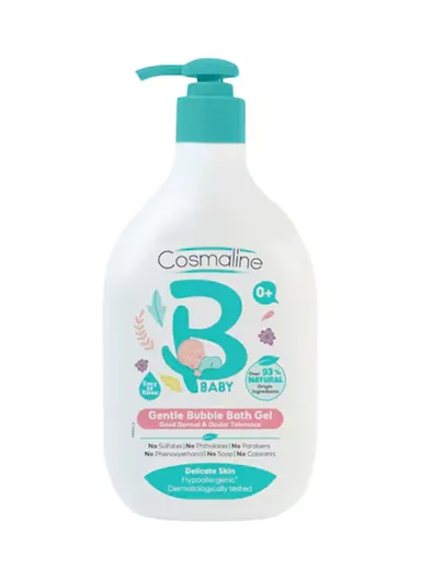 500ml Gentle Baby Bubble Bath Gel, Softening, Moisturizing &amp; Hypoallergenic