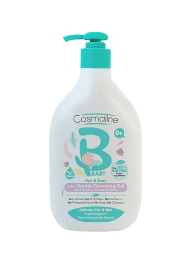 500ml Gentle 2-in-1 Baby Cleansing Gel, Mild, Moisturizing &amp; Detangling