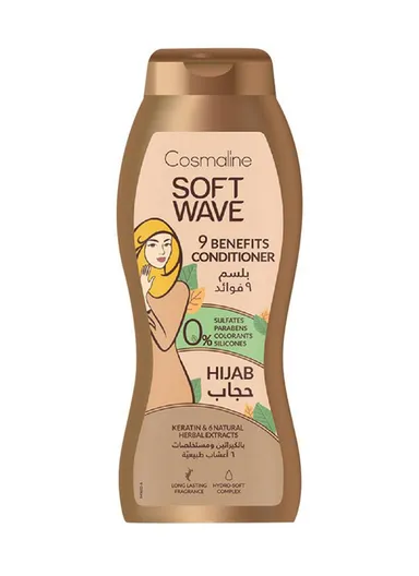 400ml Soft Wave Hijab Conditioner for Women, Nourishing, Color-Safe &amp; Smoothing Care