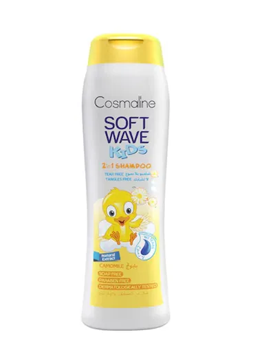 400ml Kids Shampoo, Gentle, Tear-Free Formula for Clean, Shiny &amp; Easy-to-Comb Hair, Camomille Scent