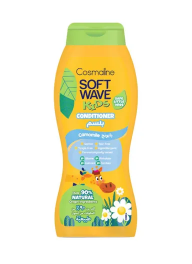 400ml Kids Conditioner, Camomille Scented, Naturally Derived Formula for Soft, Smooth &amp; Easy-to-Comb Hair
